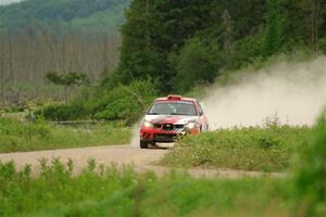 Andrew Layton / Joe Layton Subaru Impreza on SS6, Camp 3 South.