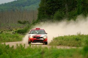 Andrew Layton / Joe Layton Subaru Impreza on SS6, Camp 3 South.