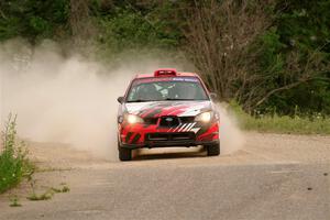 Andrew Layton / Joe Layton Subaru Impreza on SS6, Camp 3 South.