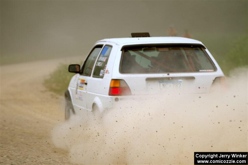 Josh Nykanen / Connor Himes VW GTI on SS6, Camp 3 South.