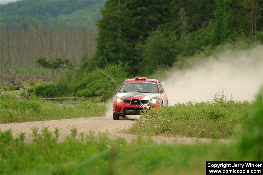 Andrew Layton / Joe Layton Subaru Impreza on SS6, Camp 3 South.