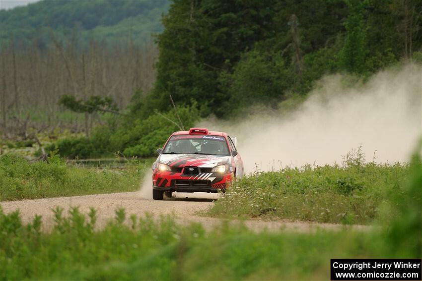 Andrew Layton / Joe Layton Subaru Impreza on SS6, Camp 3 South.