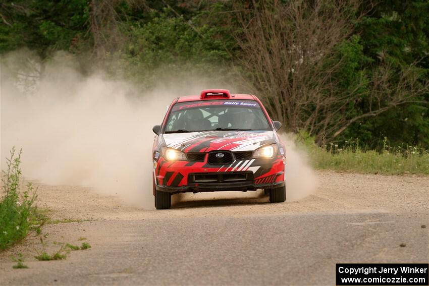 Andrew Layton / Joe Layton Subaru Impreza on SS6, Camp 3 South.