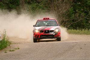 Andrew Layton / Joe Layton Subaru Impreza on SS6, Camp 3 South.