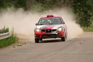 Andrew Layton / Joe Layton Subaru Impreza on SS6, Camp 3 South.