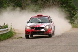 Andrew Layton / Joe Layton Subaru Impreza on SS6, Camp 3 South.