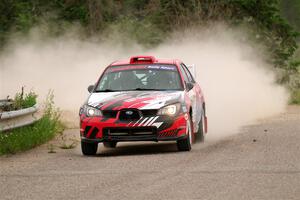 Andrew Layton / Joe Layton Subaru Impreza on SS6, Camp 3 South.