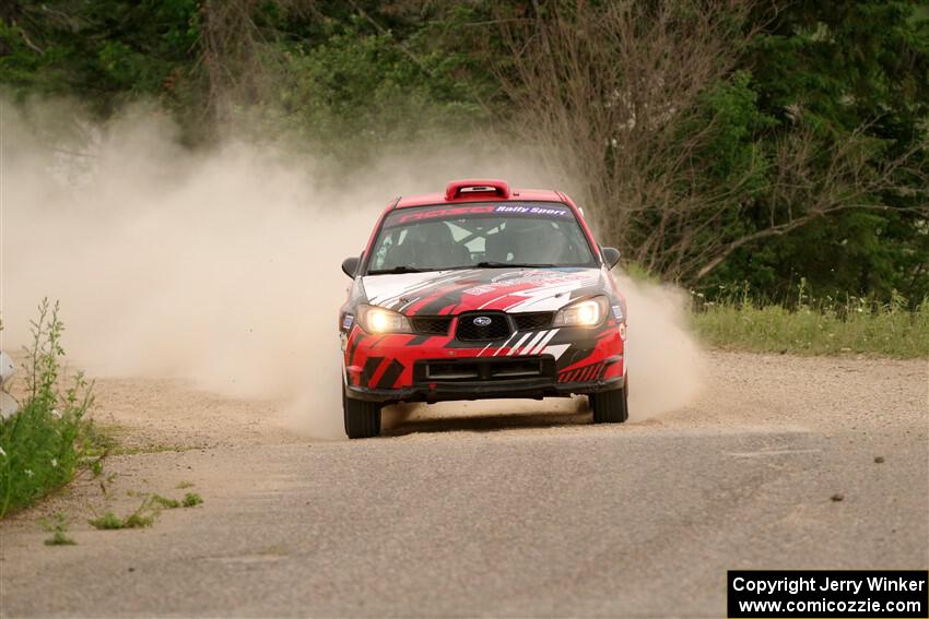 Andrew Layton / Joe Layton Subaru Impreza on SS6, Camp 3 South.