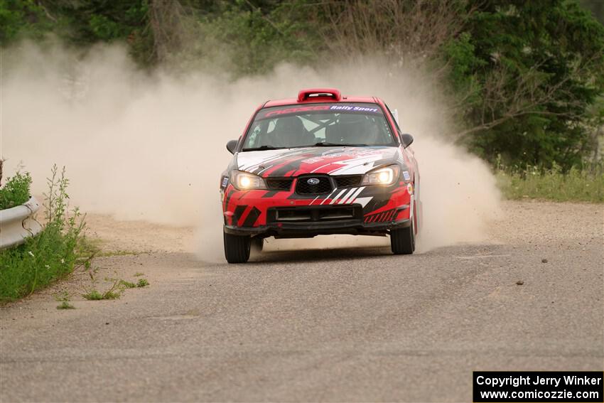 Andrew Layton / Joe Layton Subaru Impreza on SS6, Camp 3 South.