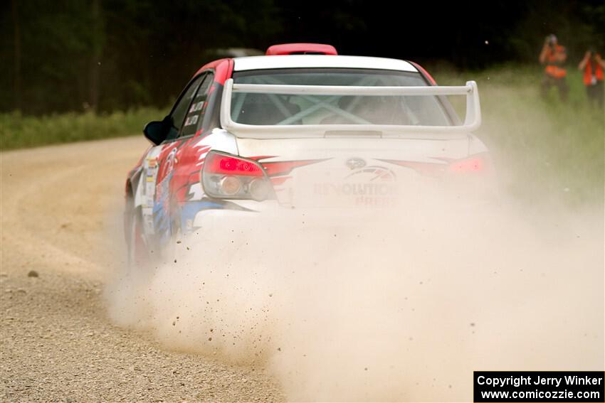 Andrew Layton / Joe Layton Subaru Impreza on SS6, Camp 3 South.