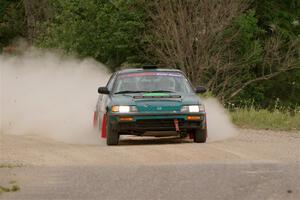 Dan Hutchison / Cray Dumeah Honda CRX Si on SS6, Camp 3 South.