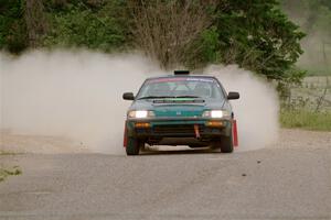 Dan Hutchison / Cray Dumeah Honda CRX Si on SS6, Camp 3 South.