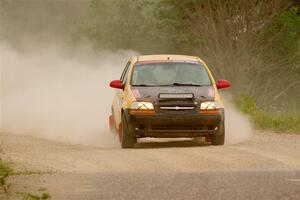 James Walker / Yannis Burnell Chevy Aveo on SS6, Camp 3 South.