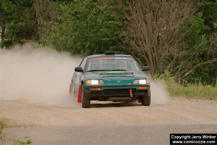 Dan Hutchison / Cray Dumeah Honda CRX Si on SS6, Camp 3 South.