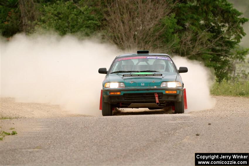 Dan Hutchison / Cray Dumeah Honda CRX Si on SS6, Camp 3 South.