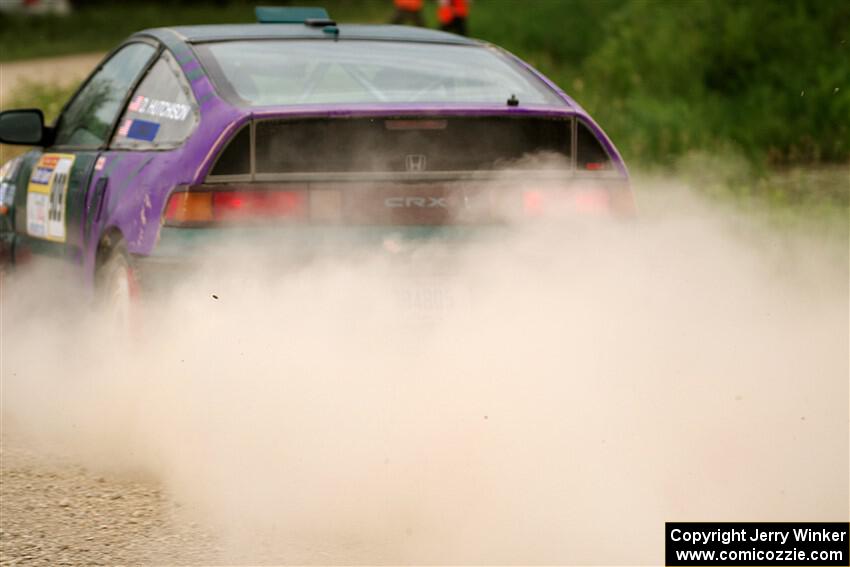 Dan Hutchison / Cray Dumeah Honda CRX Si on SS6, Camp 3 South.