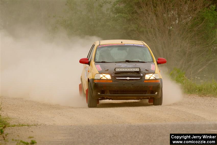 James Walker / Yannis Burnell Chevy Aveo on SS6, Camp 3 South.