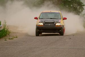 James Walker / Yannis Burnell Chevy Aveo on SS6, Camp 3 South.