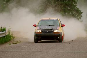 James Walker / Yannis Burnell Chevy Aveo on SS6, Camp 3 South.