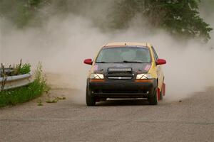 James Walker / Yannis Burnell Chevy Aveo on SS6, Camp 3 South.