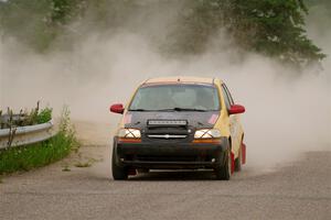 James Walker / Yannis Burnell Chevy Aveo on SS6, Camp 3 South.