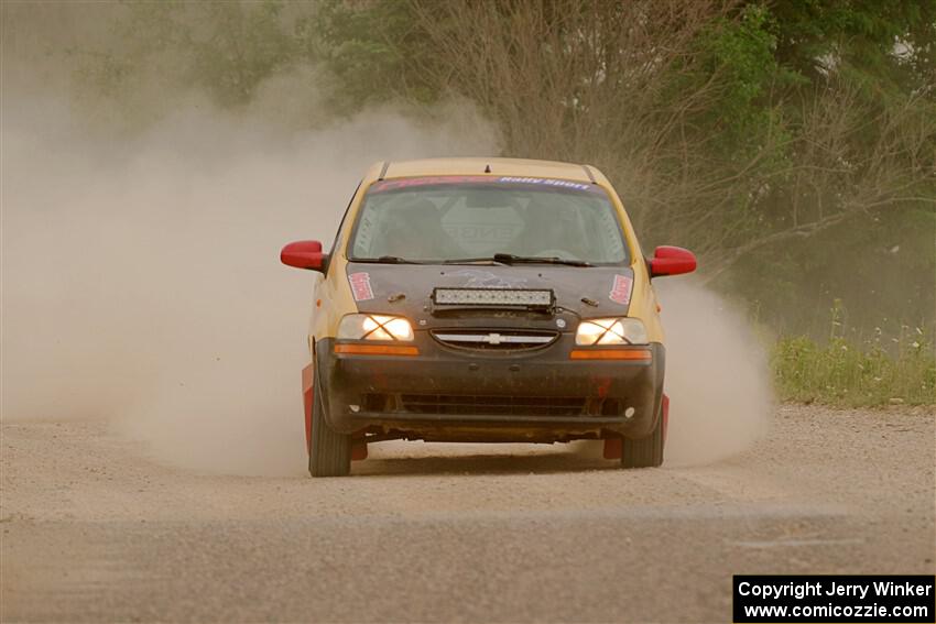 James Walker / Yannis Burnell Chevy Aveo on SS6, Camp 3 South.