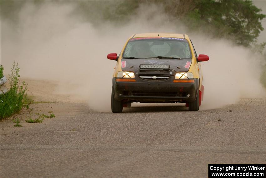 James Walker / Yannis Burnell Chevy Aveo on SS6, Camp 3 South.