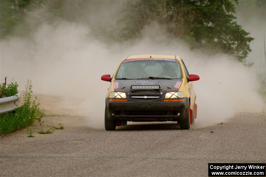 James Walker / Yannis Burnell Chevy Aveo on SS6, Camp 3 South.