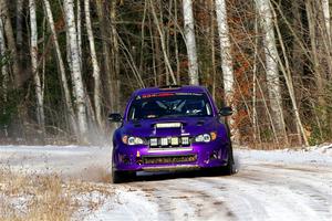 Silas Himes / Aleut Hatfield Subaru WRX STi on SS1, Nemadji Trail East.