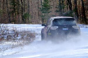 Silas Himes / Aleut Hatfield Subaru WRX STi on SS1, Nemadji Trail East.