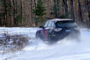 Silas Himes / Aleut Hatfield Subaru WRX STi on SS1, Nemadji Trail East.