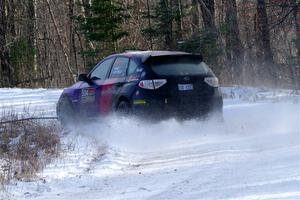 Silas Himes / Aleut Hatfield Subaru WRX STi on SS1, Nemadji Trail East.