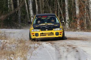 Steve Gingras / Katie Gingras Subaru Impreza on SS1, Nemadji Trail East.