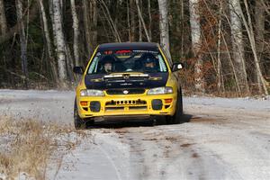 Steve Gingras / Katie Gingras Subaru Impreza on SS1, Nemadji Trail East.