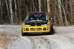 Steve Gingras / Katie Gingras Subaru Impreza on SS1, Nemadji Trail East.