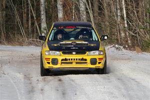 Steve Gingras / Katie Gingras Subaru Impreza on SS1, Nemadji Trail East.