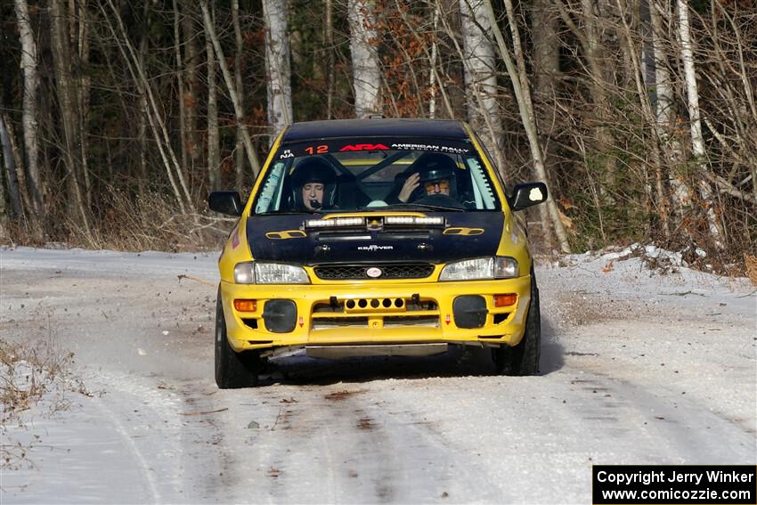 Steve Gingras / Katie Gingras Subaru Impreza on SS1, Nemadji Trail East.