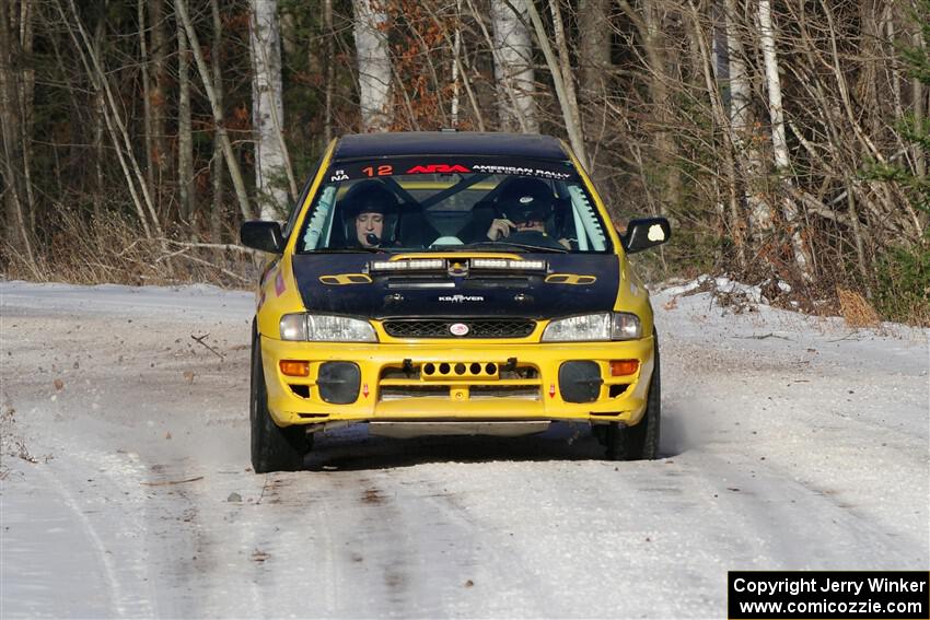 Steve Gingras / Katie Gingras Subaru Impreza on SS1, Nemadji Trail East.