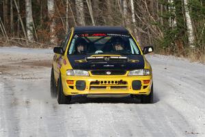 Steve Gingras / Katie Gingras Subaru Impreza on SS1, Nemadji Trail East.