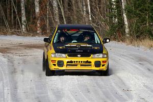 Steve Gingras / Katie Gingras Subaru Impreza on SS1, Nemadji Trail East.