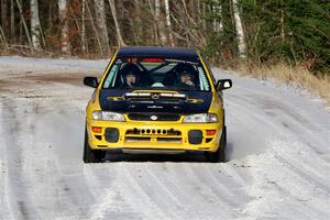 Steve Gingras / Katie Gingras Subaru Impreza on SS1, Nemadji Trail East.