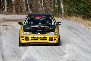 Steve Gingras / Katie Gingras Subaru Impreza on SS1, Nemadji Trail East.