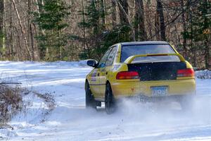 Steve Gingras / Katie Gingras Subaru Impreza on SS1, Nemadji Trail East.