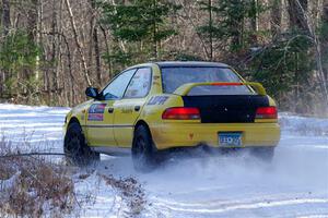 Steve Gingras / Katie Gingras Subaru Impreza on SS1, Nemadji Trail East.