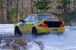 Steve Gingras / Katie Gingras Subaru Impreza on SS1, Nemadji Trail East.