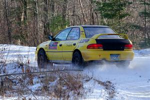 Steve Gingras / Katie Gingras Subaru Impreza on SS1, Nemadji Trail East.