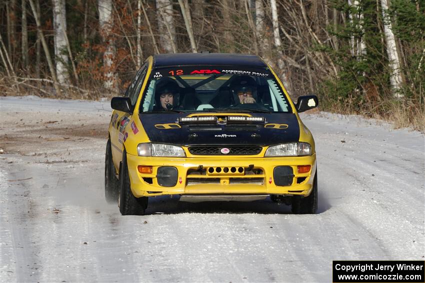 Steve Gingras / Katie Gingras Subaru Impreza on SS1, Nemadji Trail East.