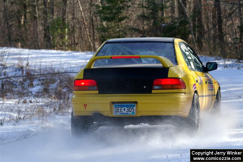 Steve Gingras / Katie Gingras Subaru Impreza on SS1, Nemadji Trail East.