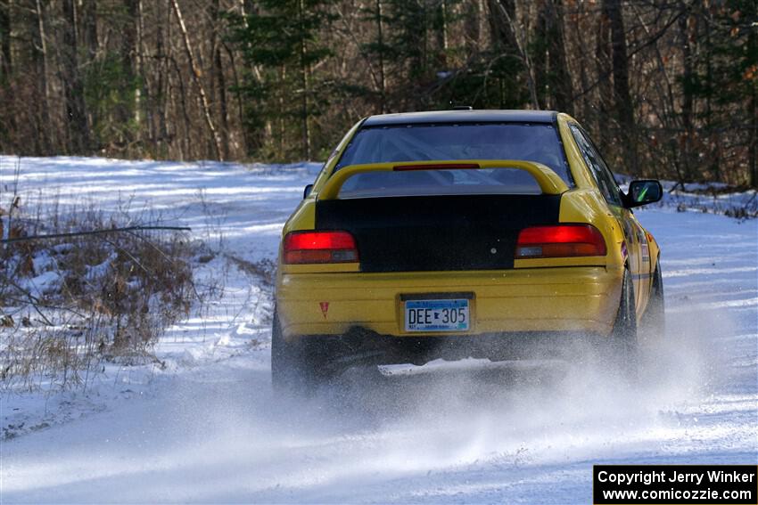 Steve Gingras / Katie Gingras Subaru Impreza on SS1, Nemadji Trail East.