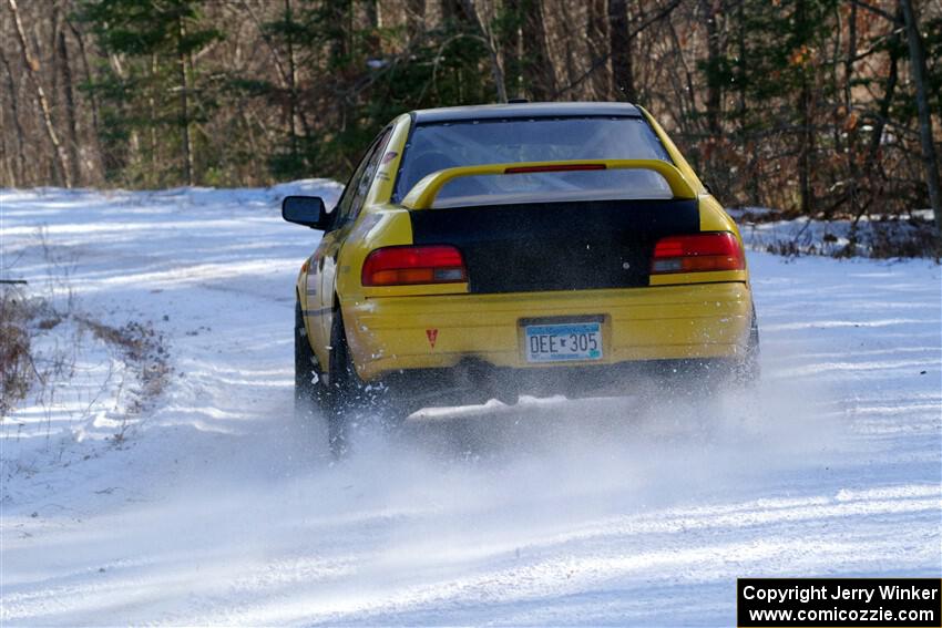 Steve Gingras / Katie Gingras Subaru Impreza on SS1, Nemadji Trail East.